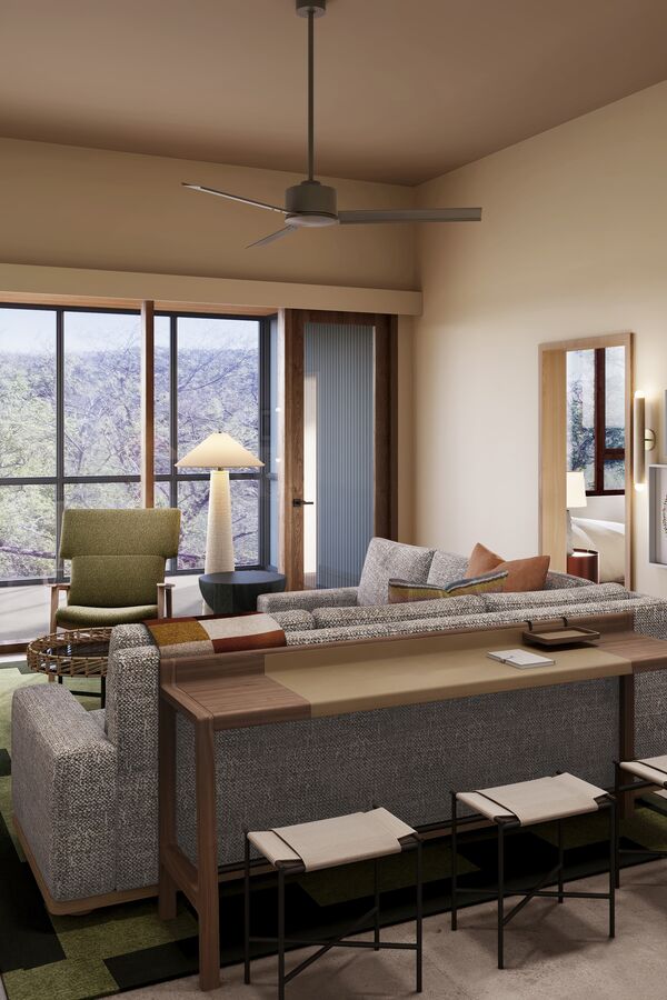 Pinterest-2026_CR_Austin_Renderings_ Premium Executive Lofted Suite Living Room_Left SidePortrait